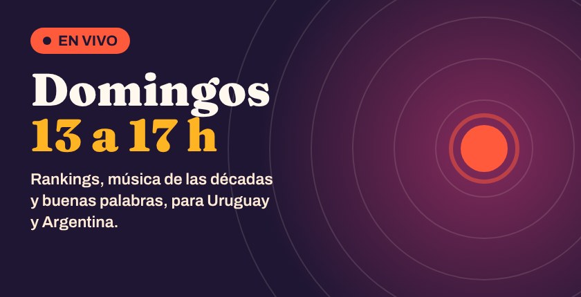 Estudio Once Radio en vivo los domingos de 13 a 17 h: rankings, música de las décadas y buenas palabras